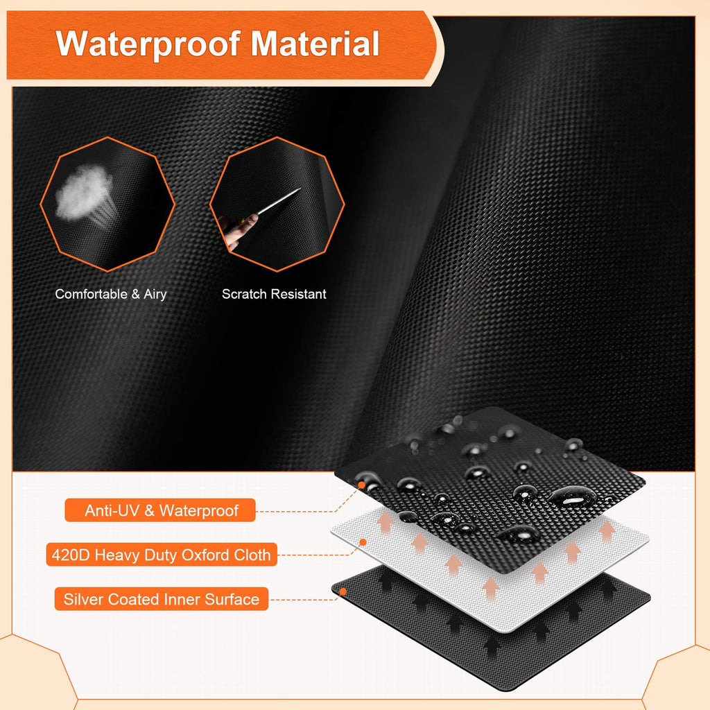 Jolof Store 2-Pack Waterproof Garden Cushion & Christmas Tree Storage Bag