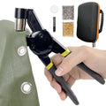 HAPDEN Eyelet Punch Kit | 10mm Grommet Tool with 200 Eyelets & Bag