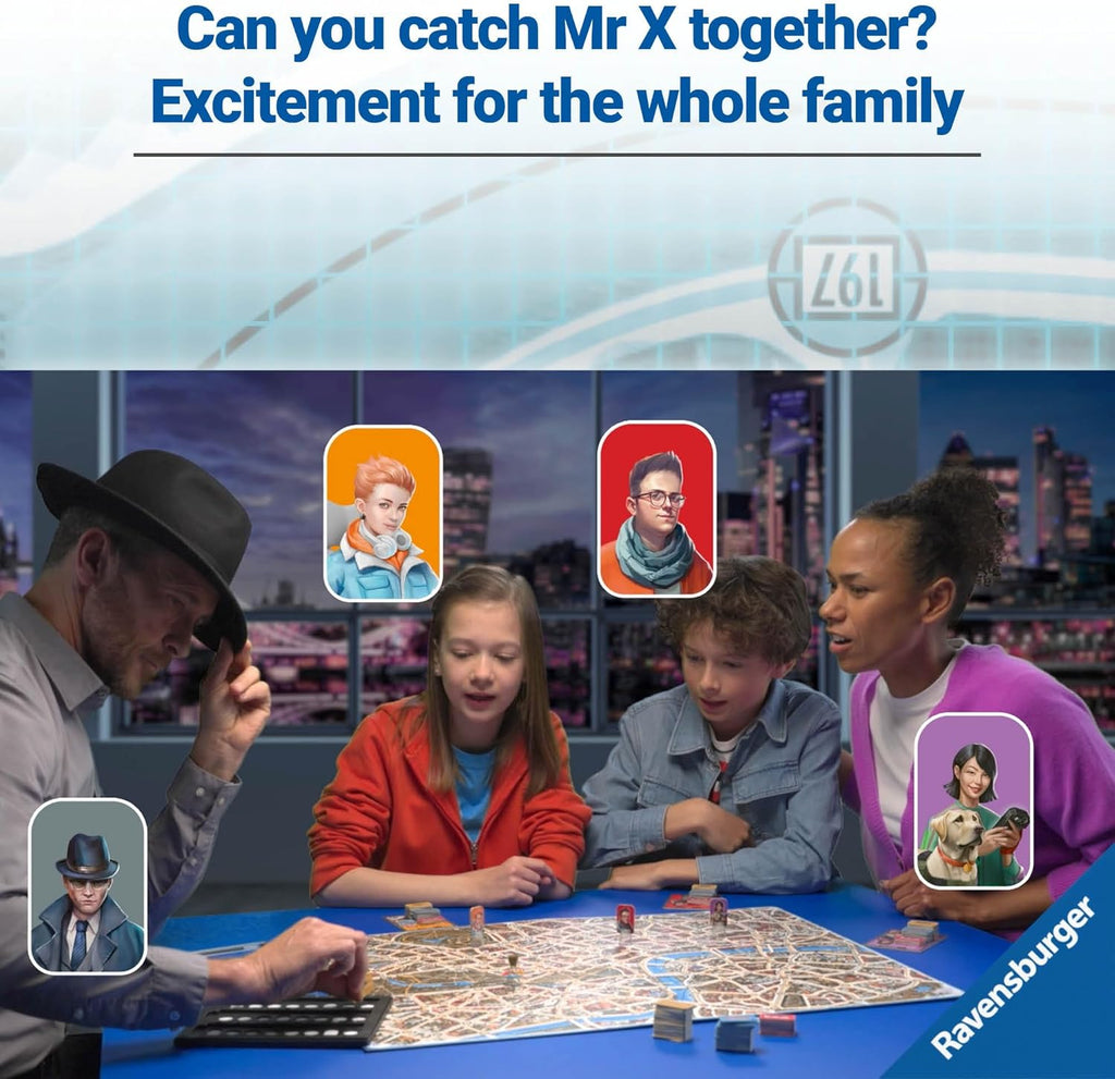 Ravensburger Scotland Yard Board Game – Family Strategy Detective Game