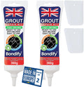 BONDIFY Waterproof White Grout Repair Kit – Anti-Mould Tile Gap Filler