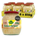 Kuhne Sauerkraut – Authentic German White Cabbage, 810g (Pack of 6)