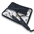 J&M Hair Straightener Case – Heat Resistant Travel Pouch and Mat