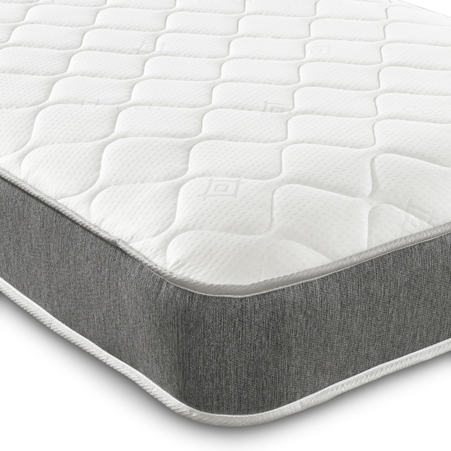 Extreme Comfort Hybrid Memory Foam Mattress | 3ft Single Grey Cooltouch