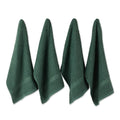 DII Basic Terry Collection Waffle Dishtowel Set, 15x26, Solid Dark Green, 4 Piece - image 1