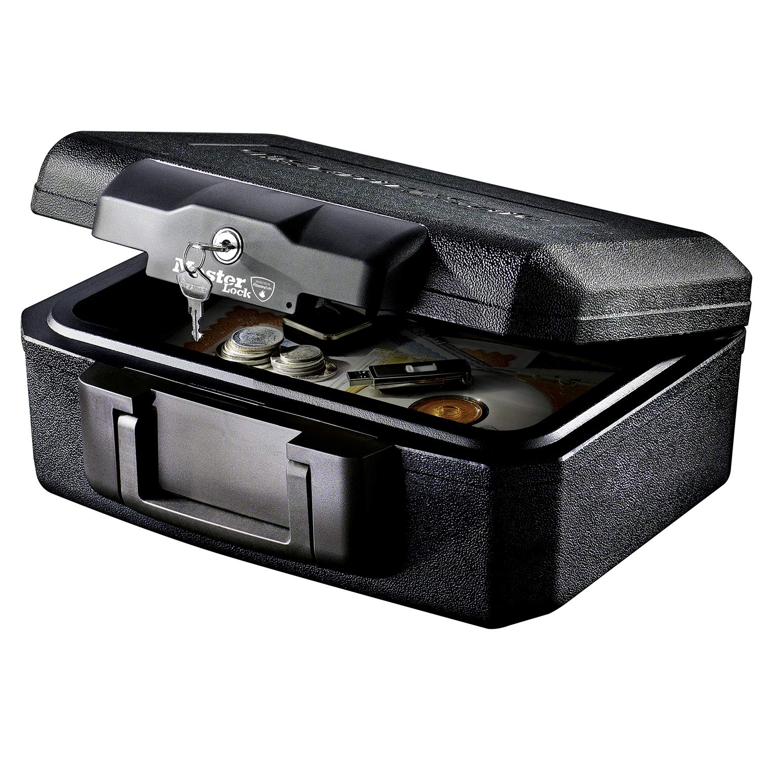 Master Lock Fireproof Safe Box – 5L Portable Security Box with Key