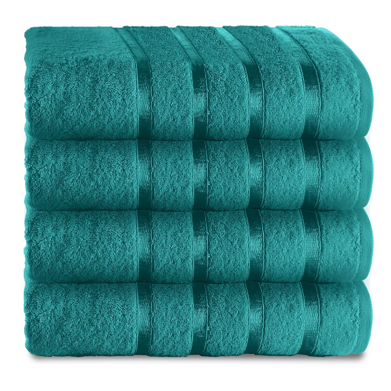 GC Gaveno Cavailia Egyptian Cotton Towels – 500 GSM Teal Set, 4PK