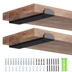 WELDUN 20cm Metal Scaffold Shelf Brackets - 4 Pack Heavy Duty Lip