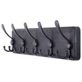 SKOLOO Coat Rack Wall Mounted - Wooden, Heavy Duty, Rustic Coat Hooks for Wall, 16'' Hole to Hole