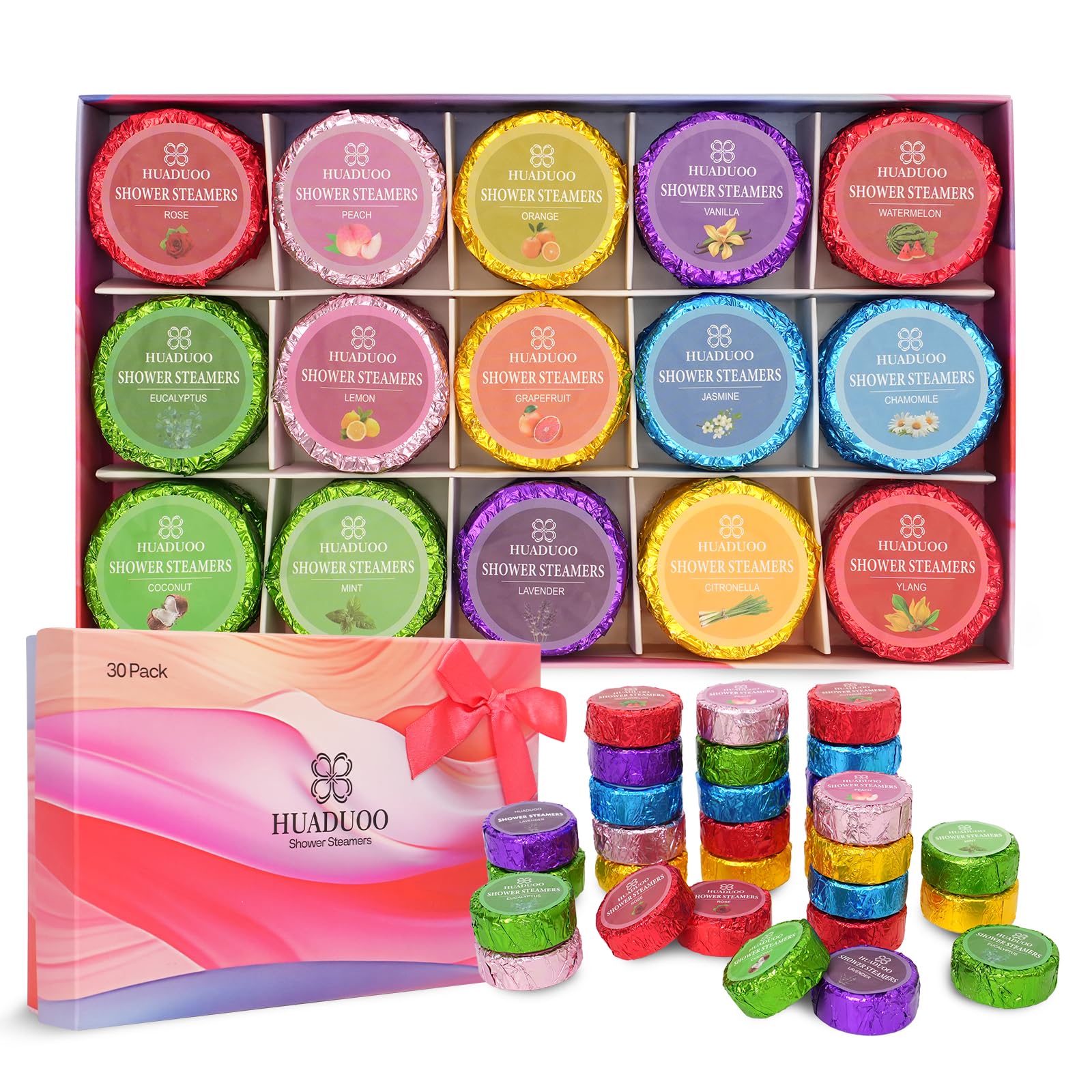 Jolof Store Shower Steamers - 30 Pack Organic Essential Oil Bombs