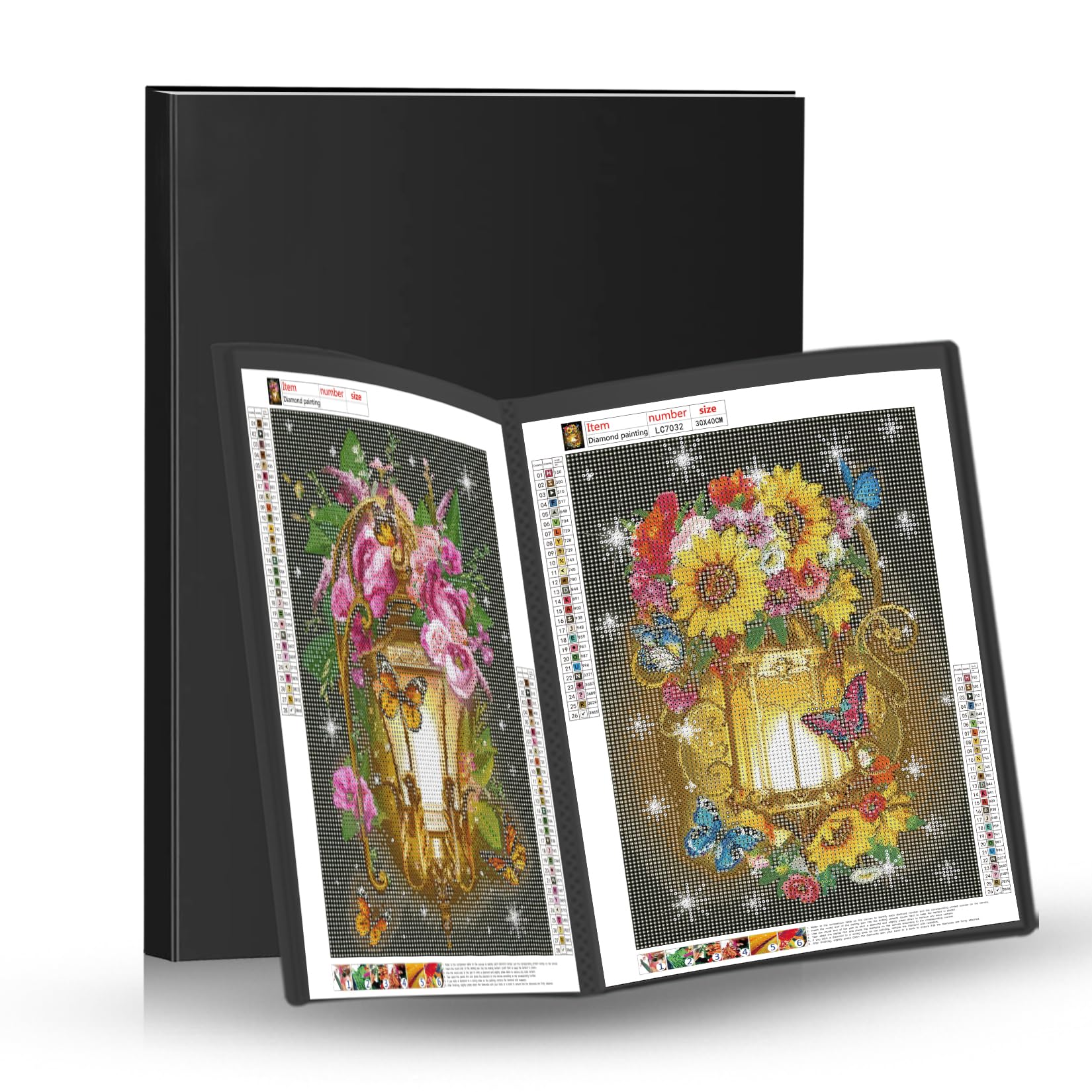 Bellatoi A3 Diamond Painting Storage Album | 20 Pockets Holds 40 Sheets