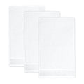frottana Pearl Guest Towel Set of 3 – 100% Cotton, Snow, 30x50 cm