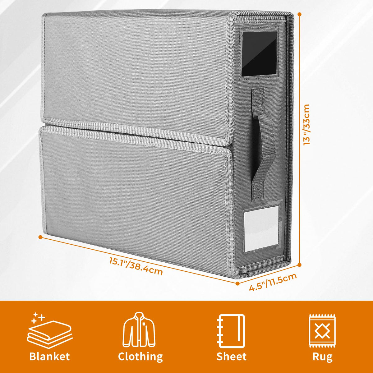 JAECU 3PCS Bedding Storage Foldable Bed Sheet Organiser Underbed Storage - image 2
