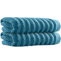 Towelogy Bamboo Hand Towels 2-Pack | Soft Absorbent 50x80cm Blue Towels