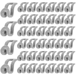 JIANGLAI Velvet Clothes Hanger Connector Hooks, Heavy Duty Hooks Space Saver, Extender Clips Space Saving - image 1