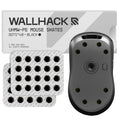 Wallhack UHMW-PE Dot Mouse Skates – Universal Black Gaming Mouse Feet