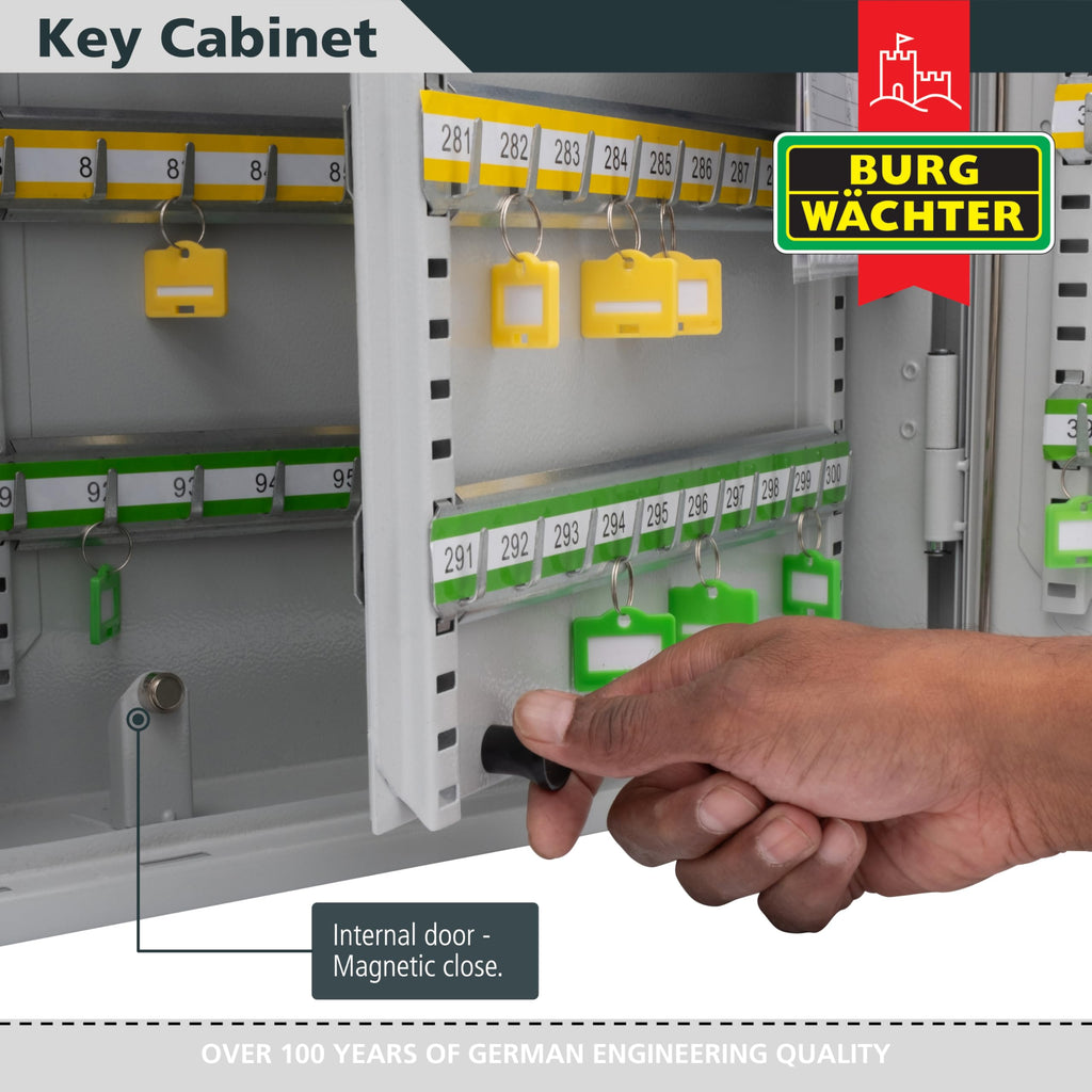 Burg-Wachter Euro Cylinder 150 Key Cabinet, Grau - image 4