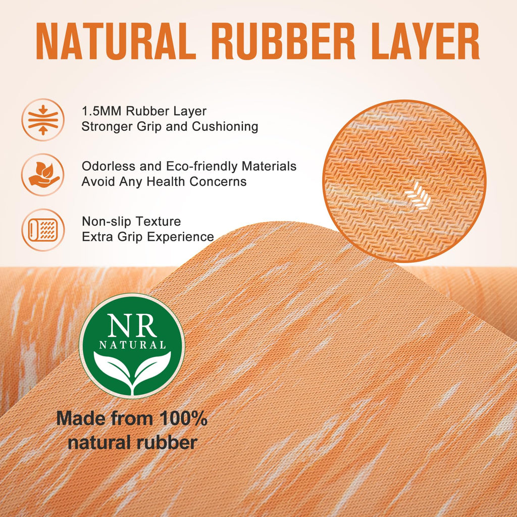 Marjar Extra Thick 10mm Yoga Mat – Non-Slip Rubber & TPE Exercise Mat