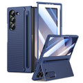 Doeshine Samsung Galaxy Z Fold 6 Case with S Pen Holder & Kickstand – Blue