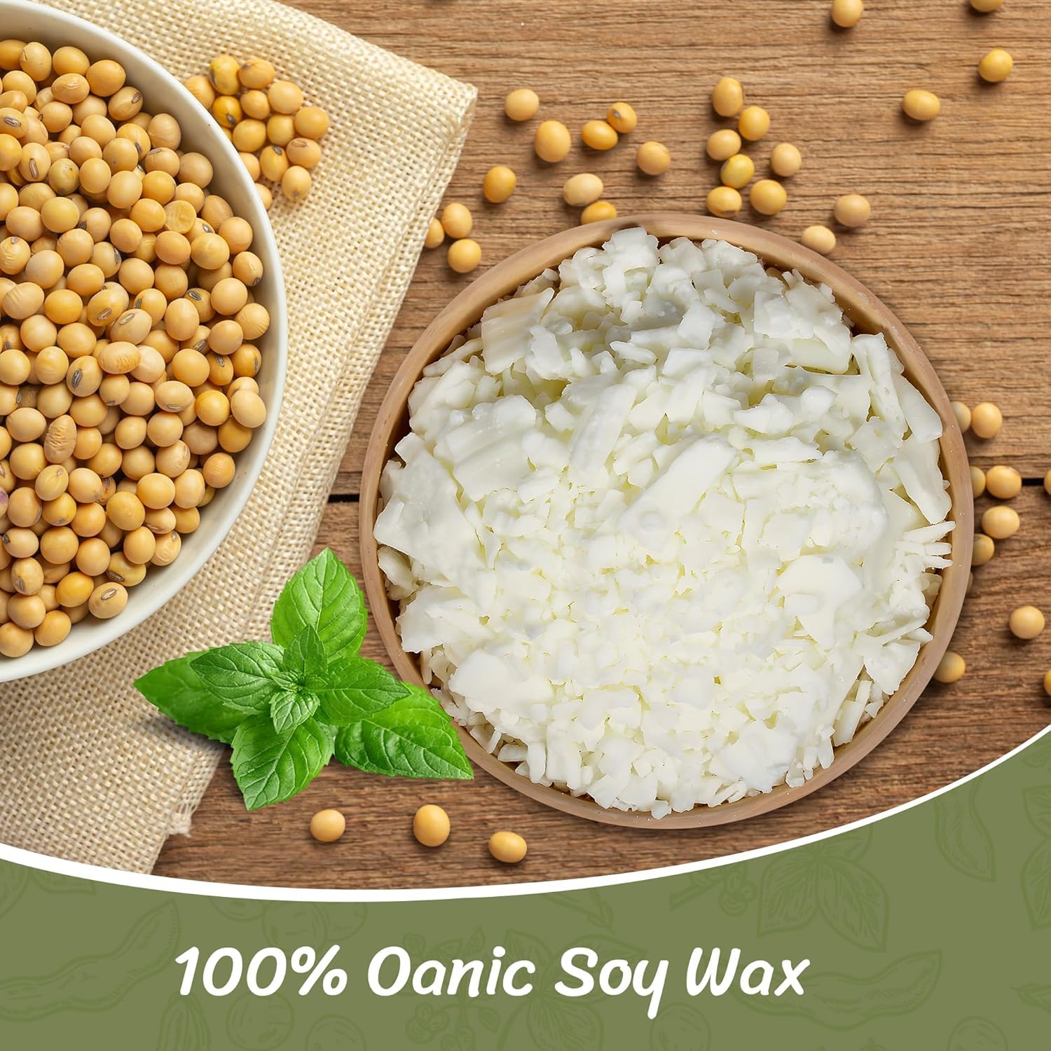 TRINIDa Soy Wax for Candle Making – 10KG Natural SoyPRO Wax Flakes
