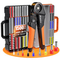 Preciva Ferrule Crimping Tool Kit with 1500pcs Connectors – 0.08-16mm²