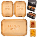 BYKITCHEN Air Fryer Liners for Ninja Foodi Flex Drawer AF500UK | 150Pcs