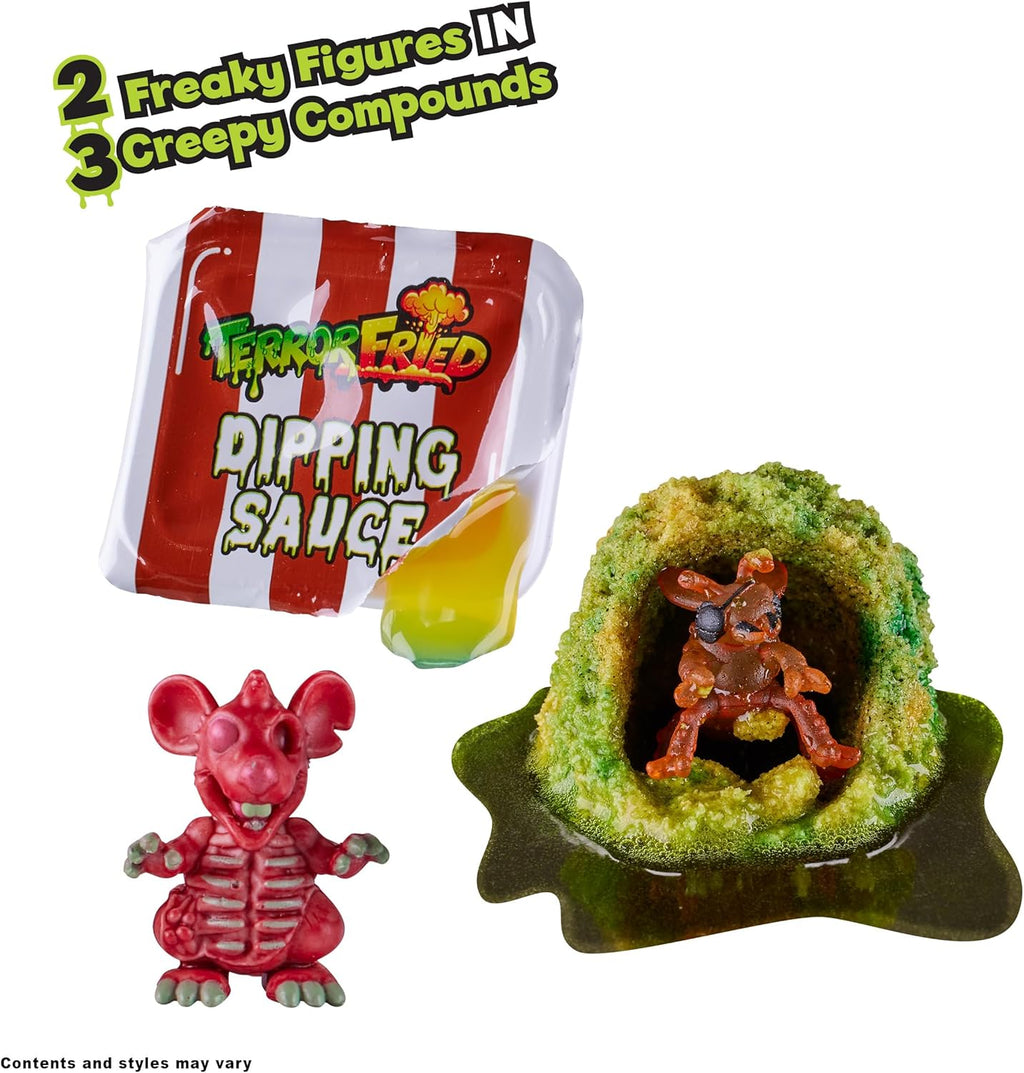 Terror Fried Nasty Nibbles Gross Collectibles with Slime & Figures