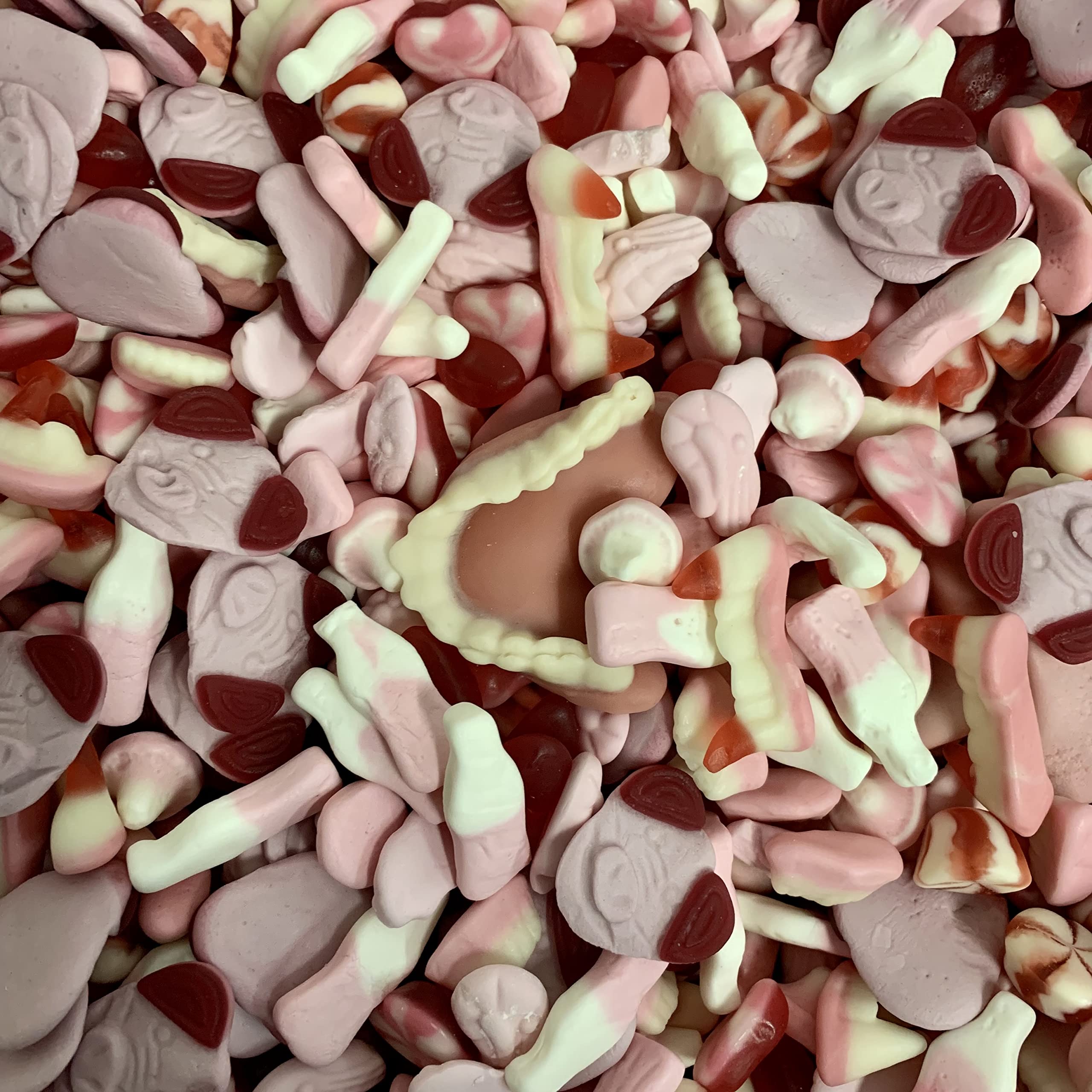 Pink Sweet Mix 1kg Share Bag – Gourmet Candy Bulk Confectionery