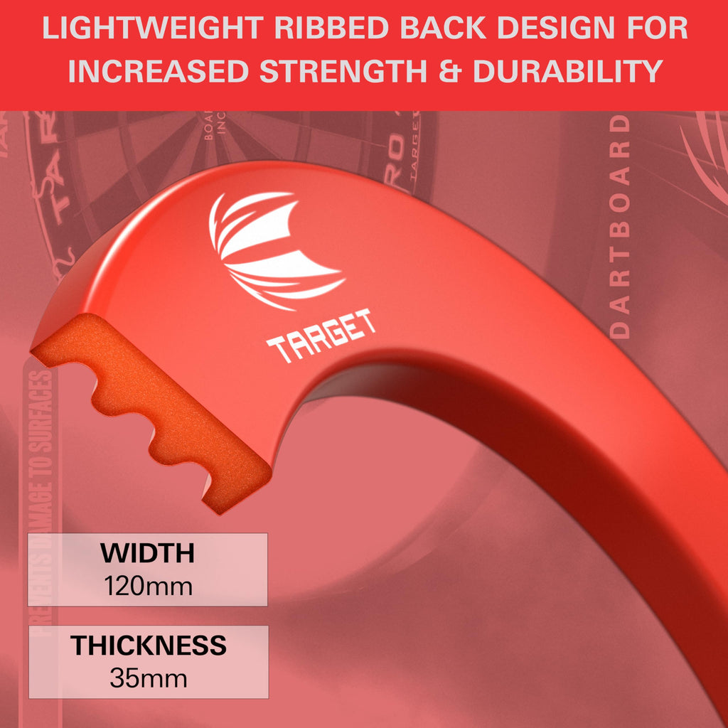 Target Darts Pro Tour Dartboard Surround - Red Wall Protection