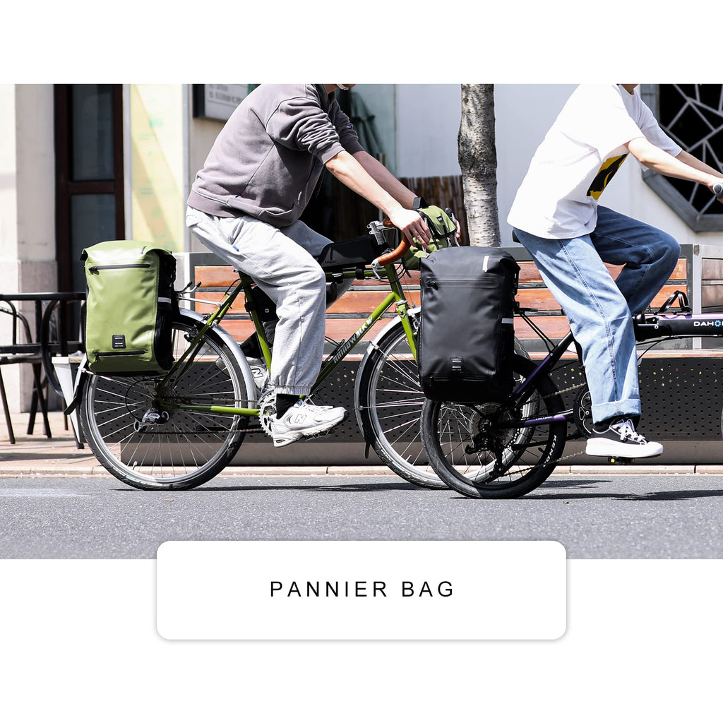 Rhinowalk 22L Waterproof Bike Pannier Bag | 15" Laptop Backpack