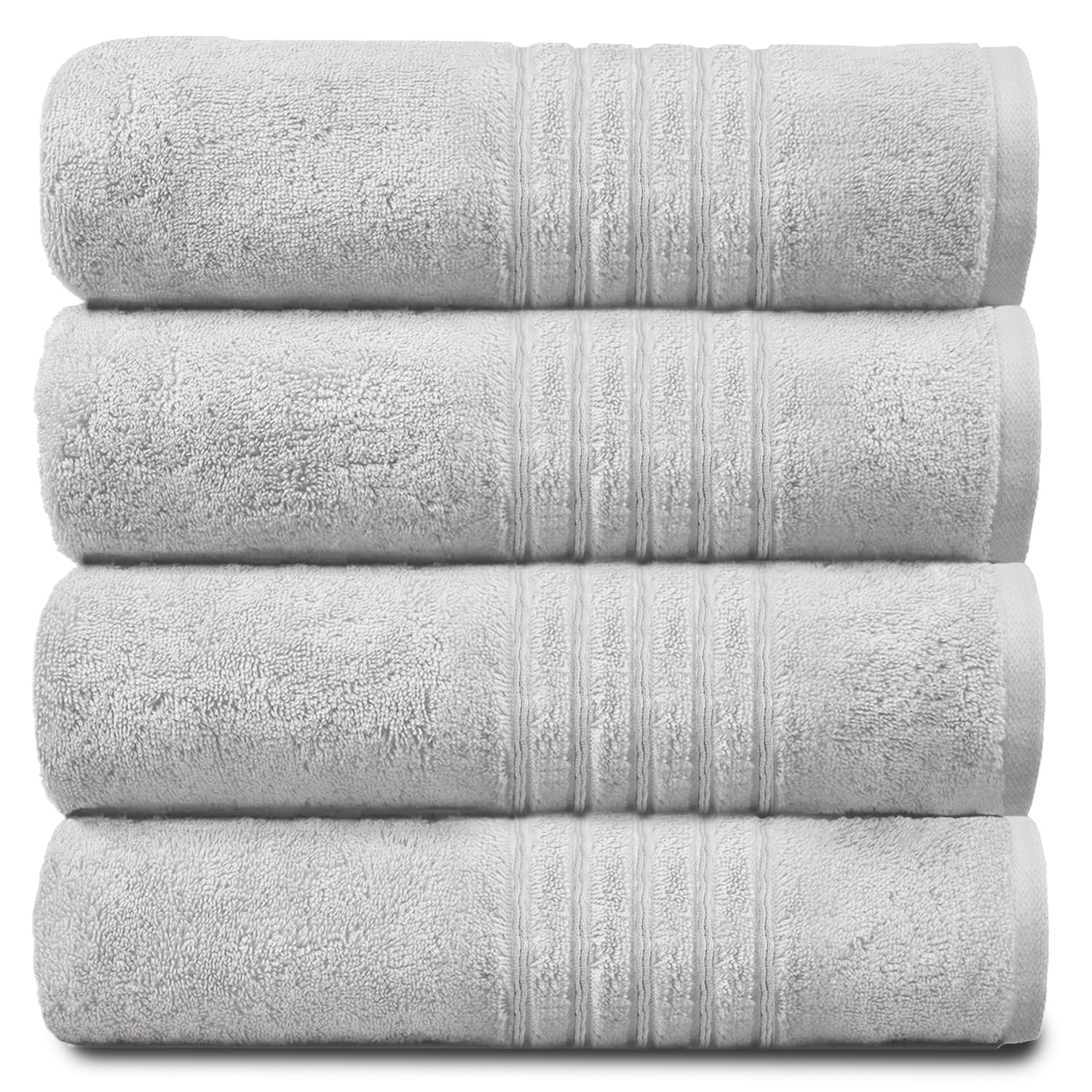 GC Gaveno Cavailia Hampton Bath Towel Set | 100% Cotton 450 GSM - 4PK