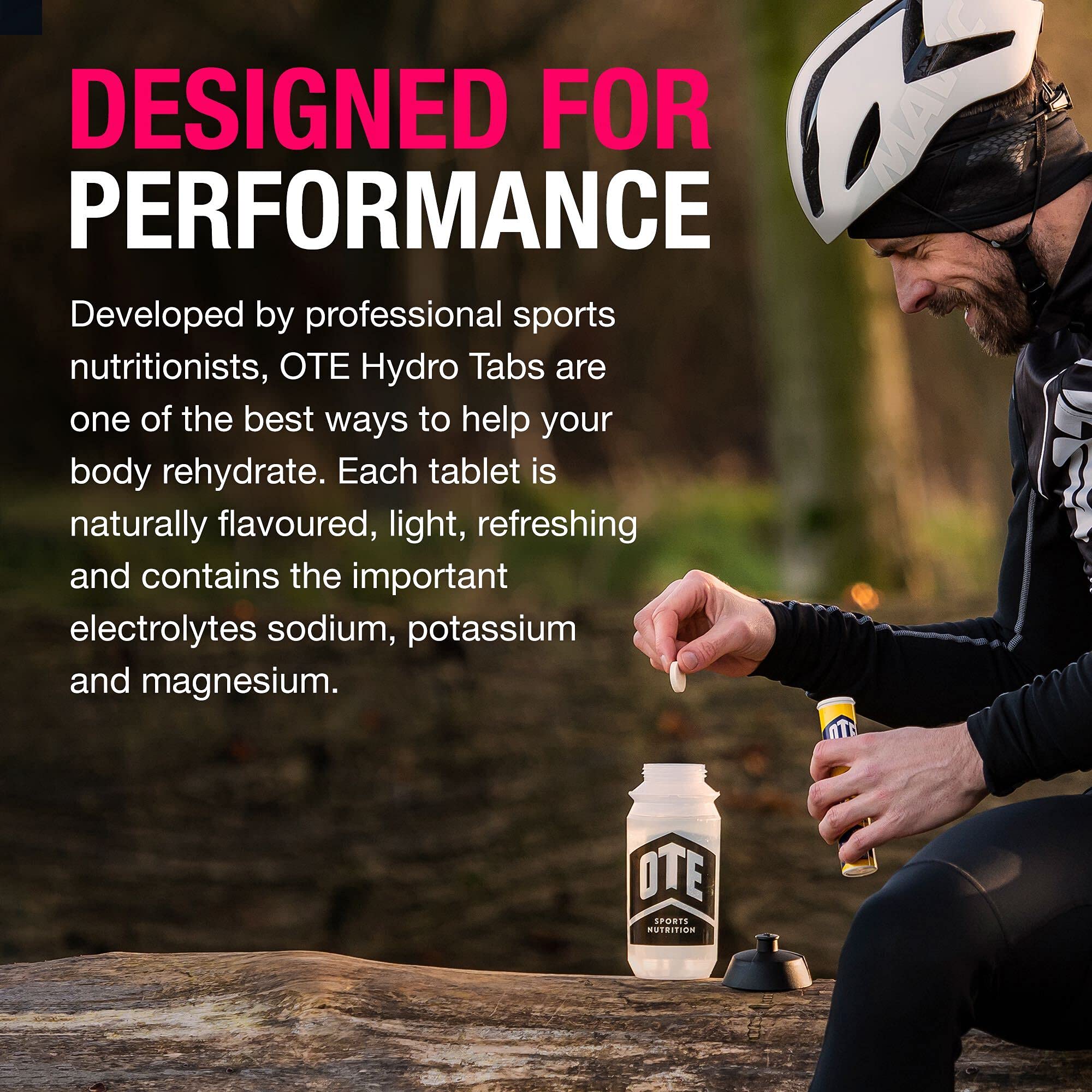 OTE Sports Electrolyte Hydration Tablets - Orange - 6 Pack (120 Tabs)