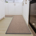 SIXHOME Non-Slip Washable Kitchen Floor Mats - 2 Piece Set, Grey