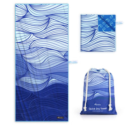 Diveblues Microfiber Beach Towel – Extra Large Sand Free Quick Dry Towel