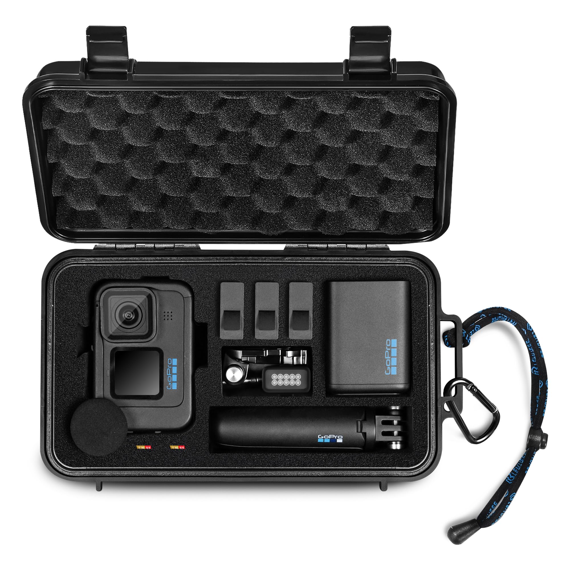 Lekufee Waterproof Hard Case for GoPro Hero 13/12/11/10/9 & Media Mod