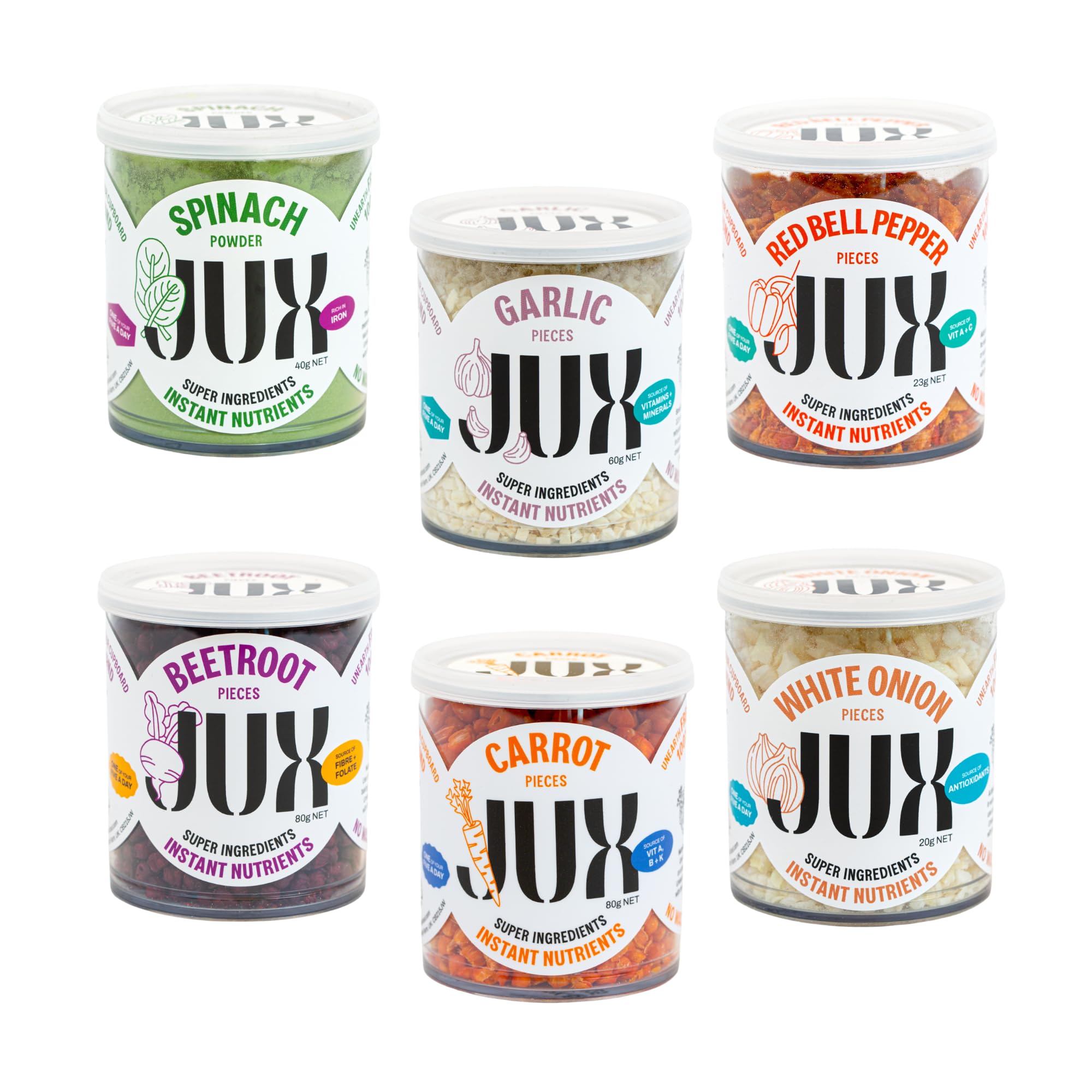 Jolof Store Freeze-Dried Vegetable Bundle | 6-Pack Vegan Nutrient-Rich Mix
