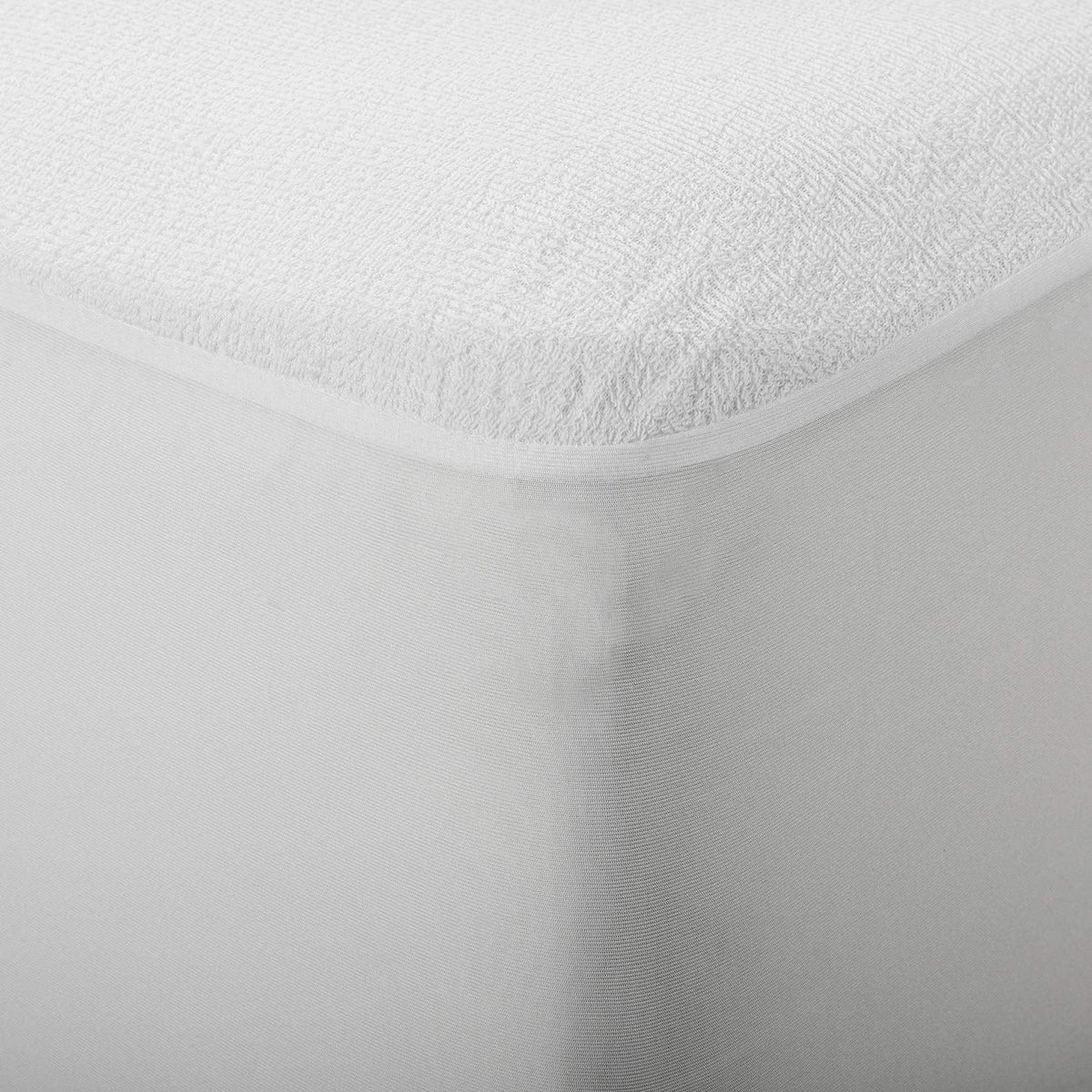 Pikolin Home PP05 Waterproof and Breathable Terry Mattress Protector 100% Cotton, white, 90 x 190/200 cm
