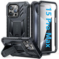 FNTCASE iPhone 15 Pro Max Case – Military Grade Shockproof Kickstand
