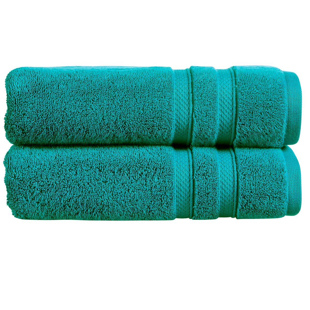 Christy Chroma Bath Sheet Towels | Set of 2 | 675GSM Cotton – Vivid Teal