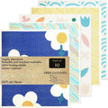 KMAKII Swedish Dishcloths | Reusable Cellulose Sponge Cloths, 10 Pack