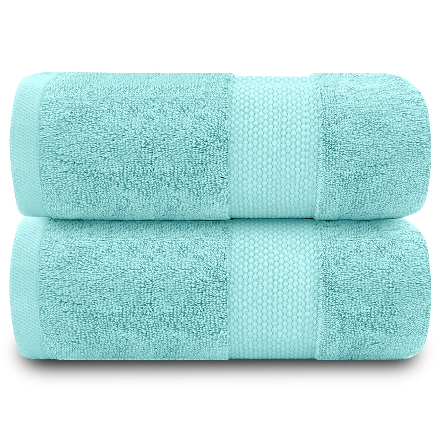GC Gaveno Cavailia 700 GSM Egyptian Cotton Bath Sheets | Turquoise, 2PK