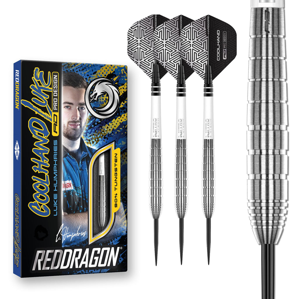Red Dragon Luke Humphries TX1 Pioneer 22g Tungsten Darts Set