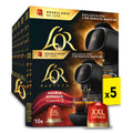 L'OR Barista Splendente Coffee Capsules - Intensity 7 Aluminum Pods (50ct)