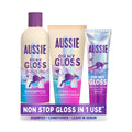 Aussie Oh My Gloss Hair Care Set - Moisturizing Shampoo, Conditioner & Serum