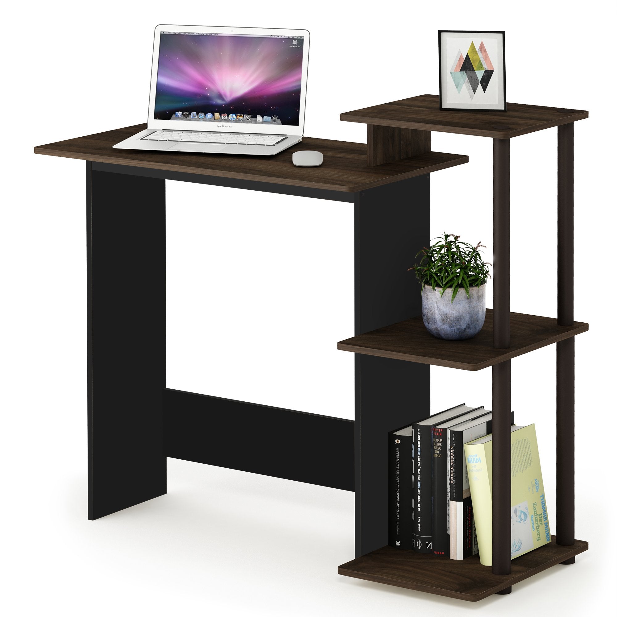 Furinno Efficient Home Computer Desk - Compact Wood Writing Table