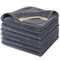 SINLAND Microfiber Facial Cloths – Soft Makeup Remover Washcloths, 12x12
