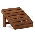 Furinno Adirondack Footstool – Hardwood Outdoor Ottoman in Teak Oil