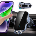 ISEYOU 15W Wireless Car Charger – Auto Clamping Air Vent Phone Mount