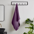 Catherine Lansfield Quick Dry Cotton Bath Sheet | Plum, 90x140 cm