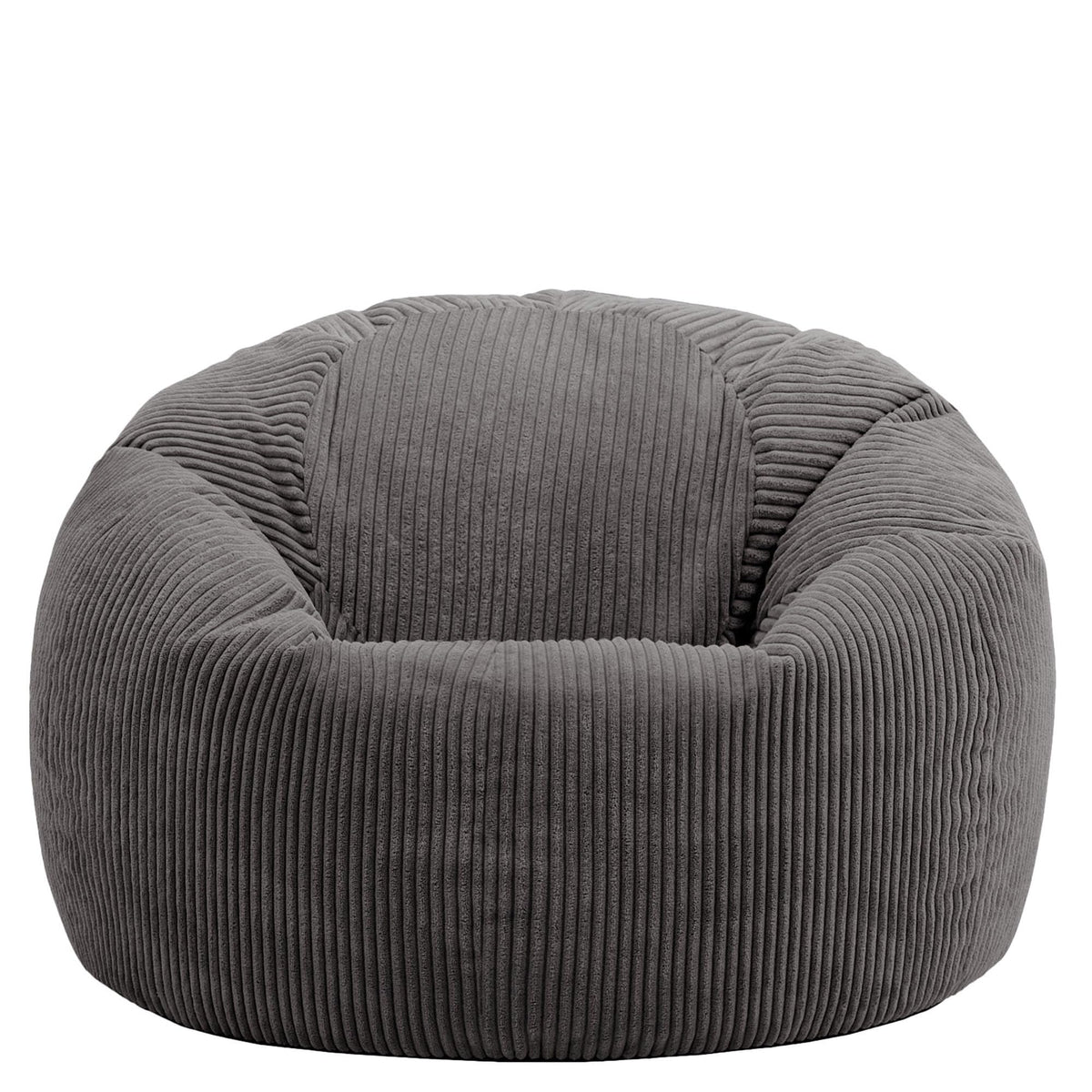 icon Kingston Cord Bean Bag with Filling Included, Grey