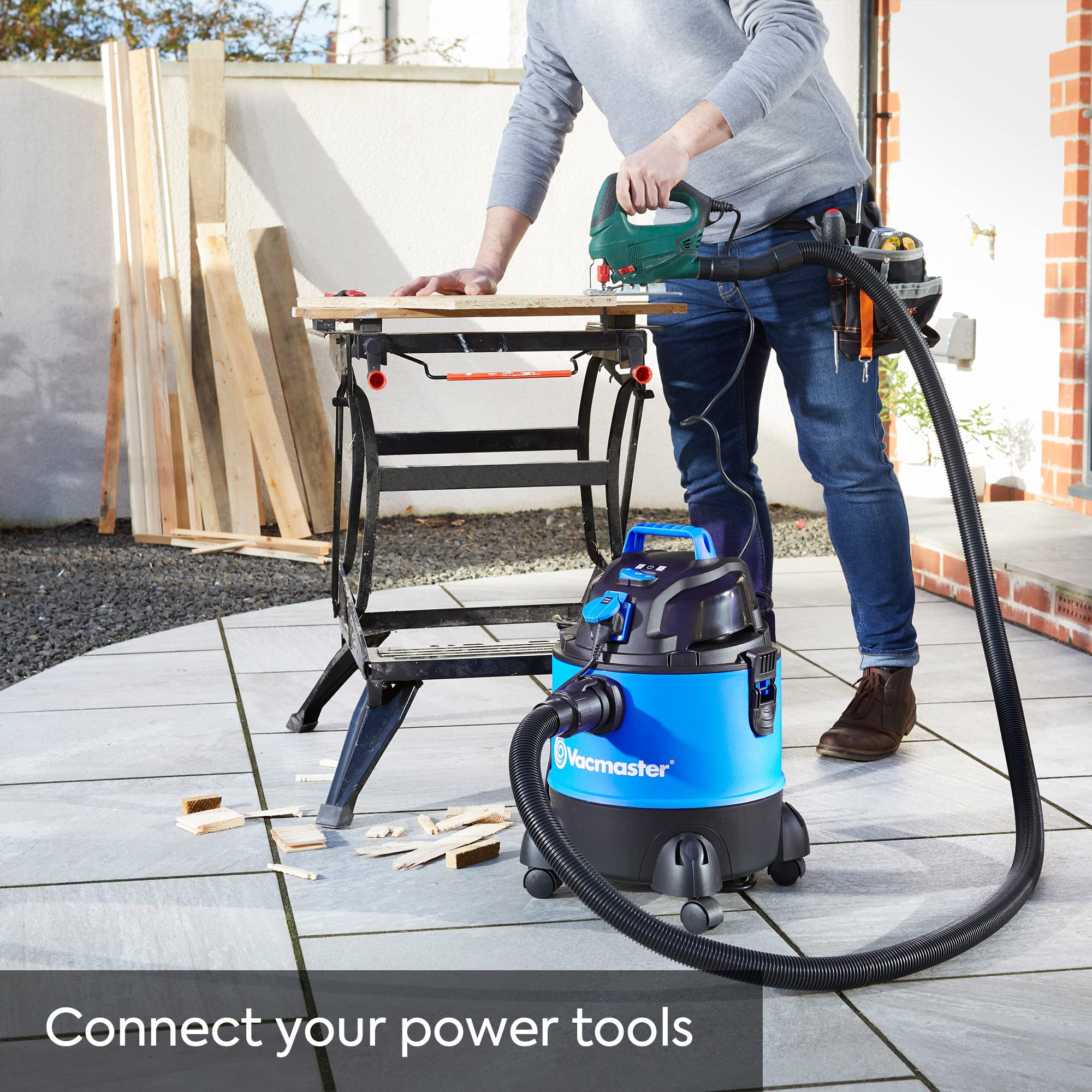 Vacmaster Multi 20 PTO Wet & Dry Vacuum Cleaner | 1250W 20L Tank